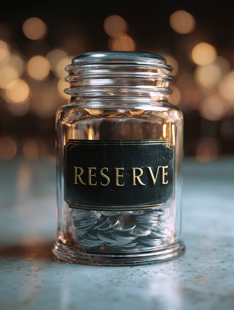 Financial dashboard showing positive cash flow trends with gold and navy data visualization