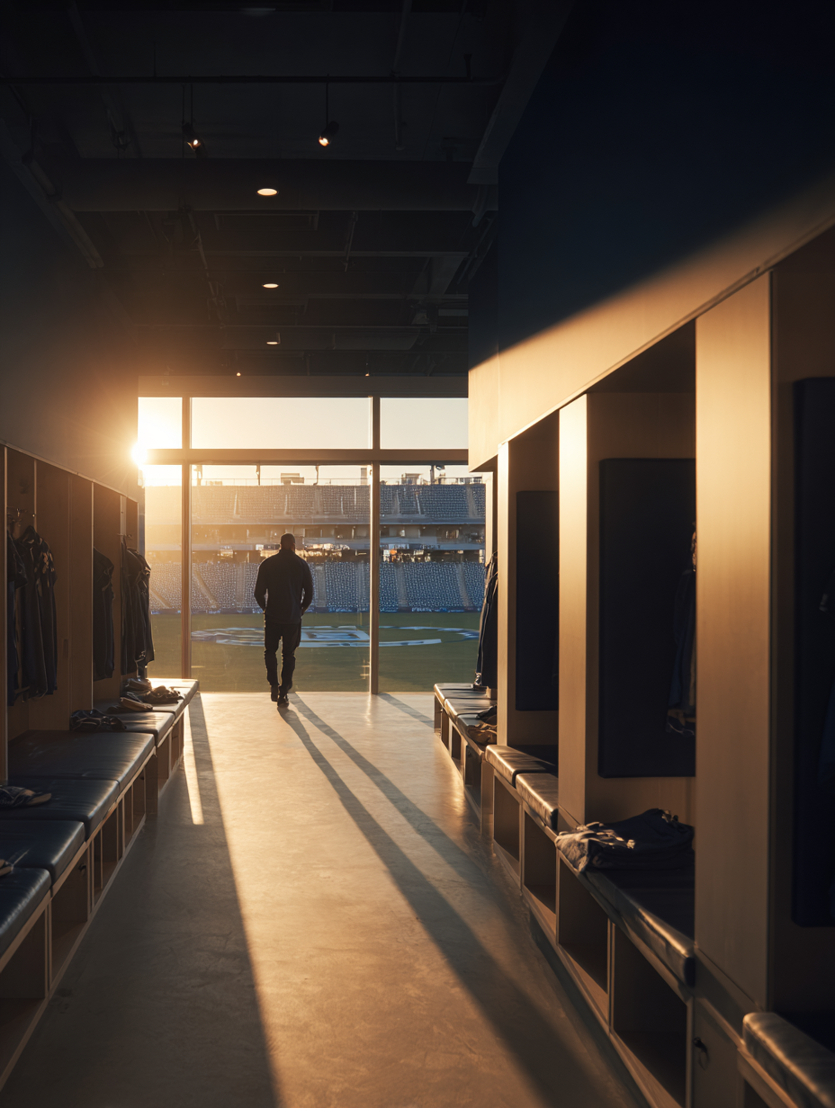 Athlete reviewing financial planning documents and investment portfolio with professional advisor