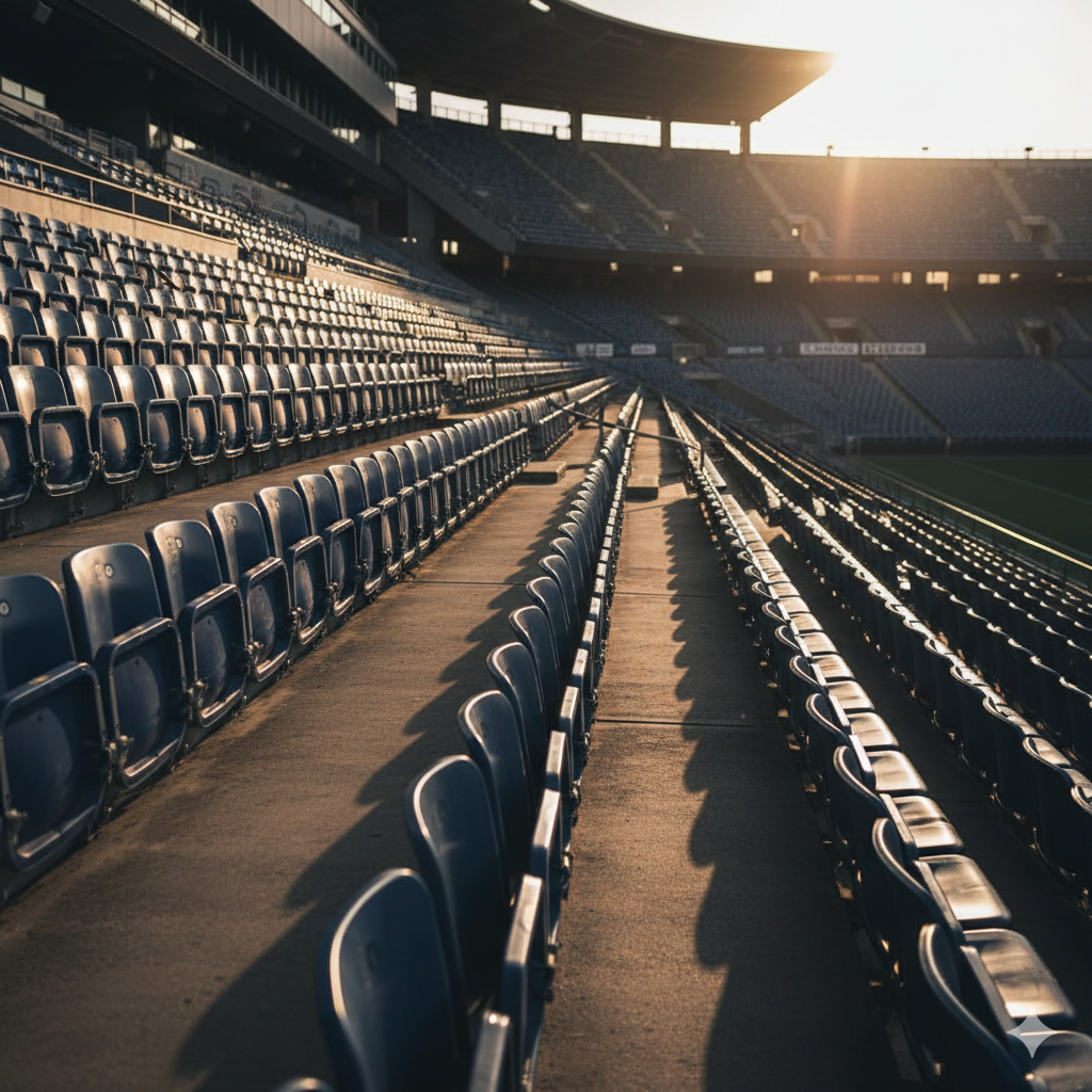 Sports training facility with financial growth charts symbolizing athletic career wealth building